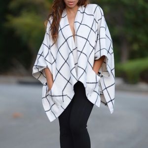 Fashion Nova Oversized Plaid Jacket